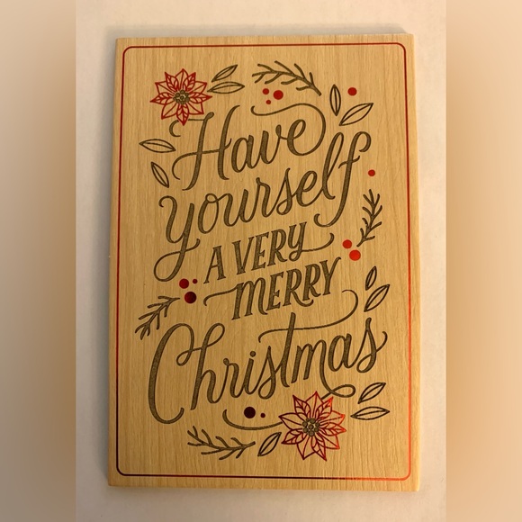 ⭐️BOGO // Wood Christmas Card (for anyone) - Picture 1 of 14